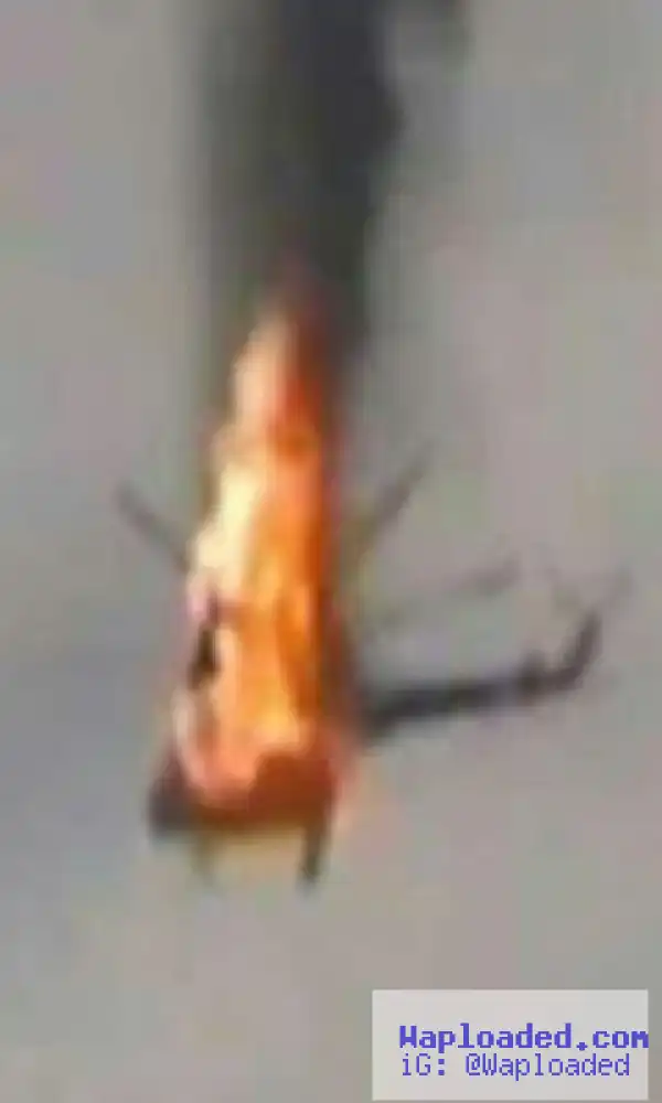 Graphic Photo: Russian Airforce jet shot down by rebels in Aleppo, Syria